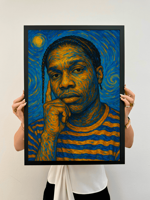 Van Gogh Artist Poster Asap Rocky
