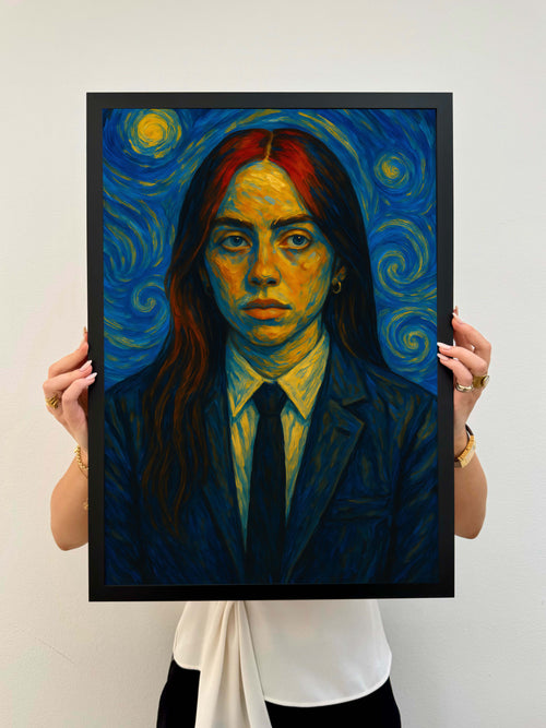 Van Gogh Artist Poster Billie Eilish