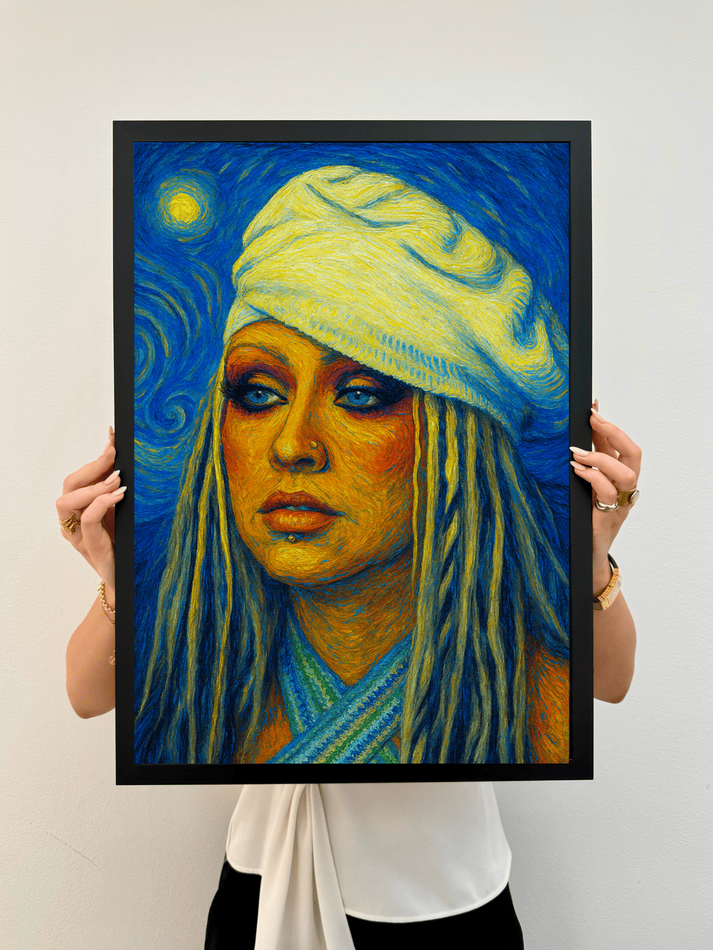 Van Gogh Artist Poster Christina Aguilera