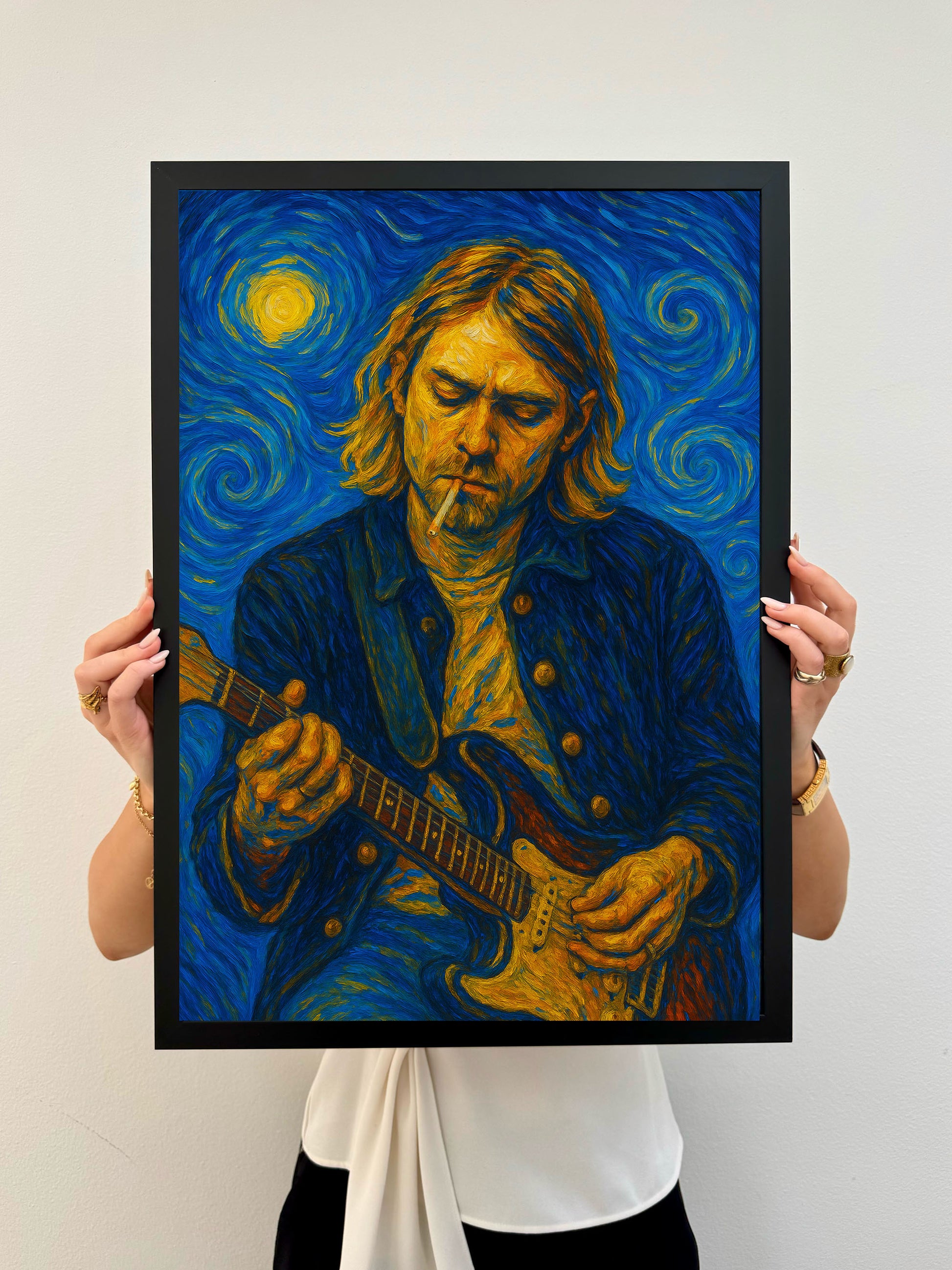 Van Gogh Artist Poster Kurt Cobain