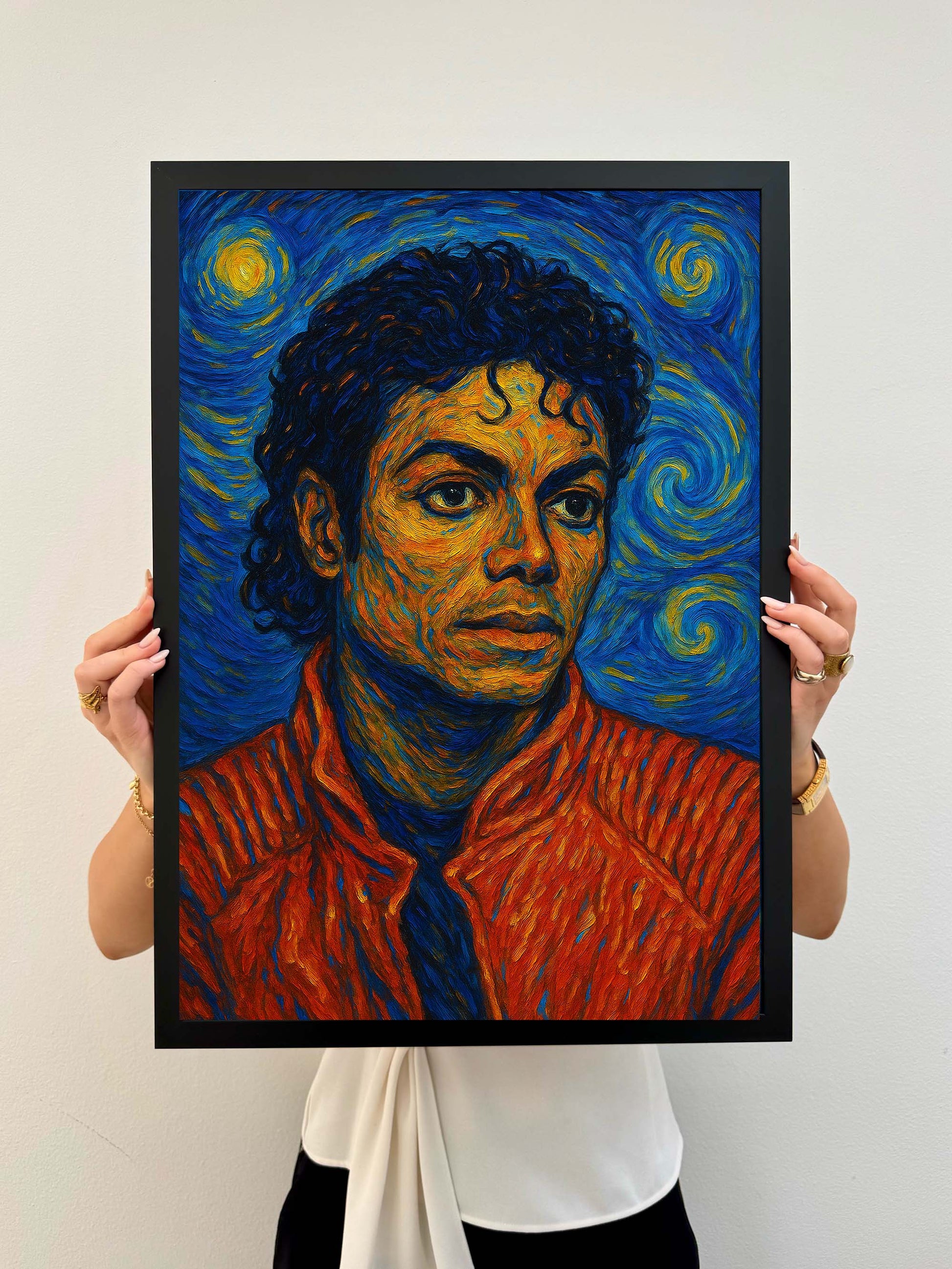 Van Gogh Artist Poster Michael Jackson