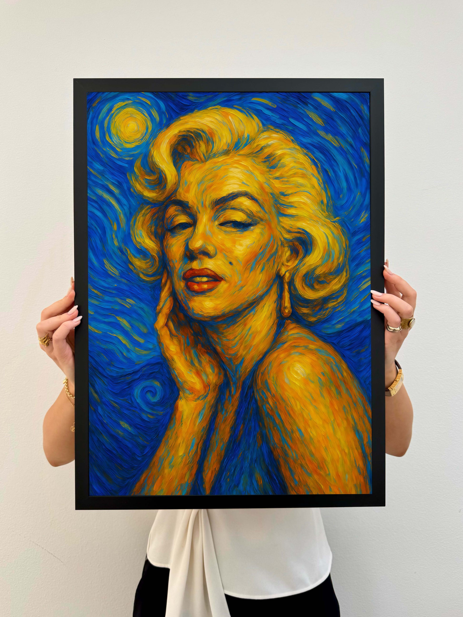 Van Gogh Artist Poster Marilyn Monroe