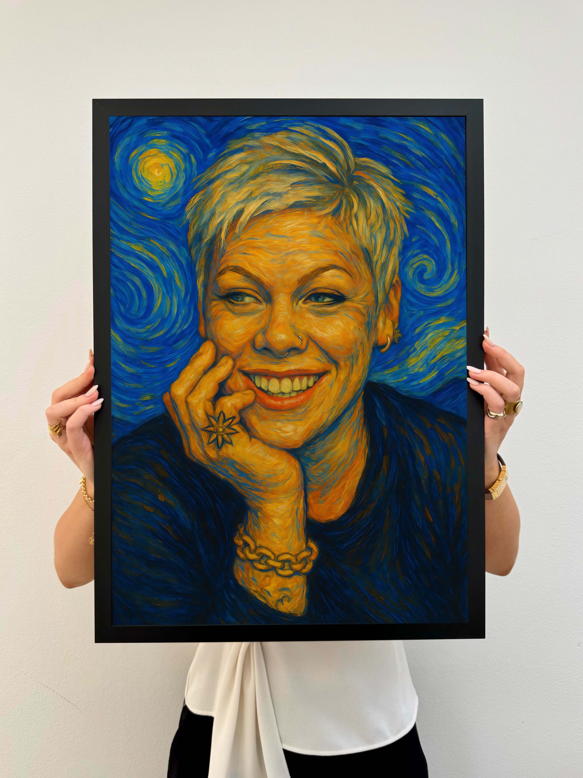 Van Gogh Artist Poster PINK